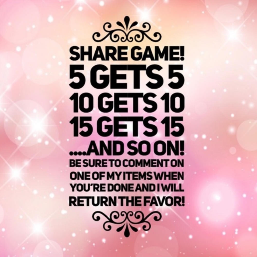 💜This is my second share game.